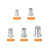 sourcing map 150Pcs Rivet Nuts, #6-32, #8-32, #10-24, #10-32, 1/4"-20