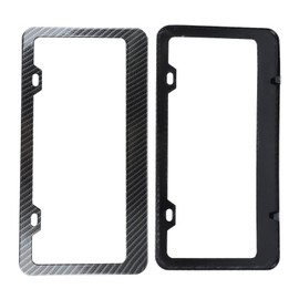 Universal License Plate Frames Composite Material License Plate Cover Locking Design for Car Truck Vehicles