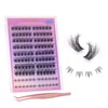 Self-Adhesive Cluster Eyelash Extensions with Bottom Lashes Fluffy Lash Clusters