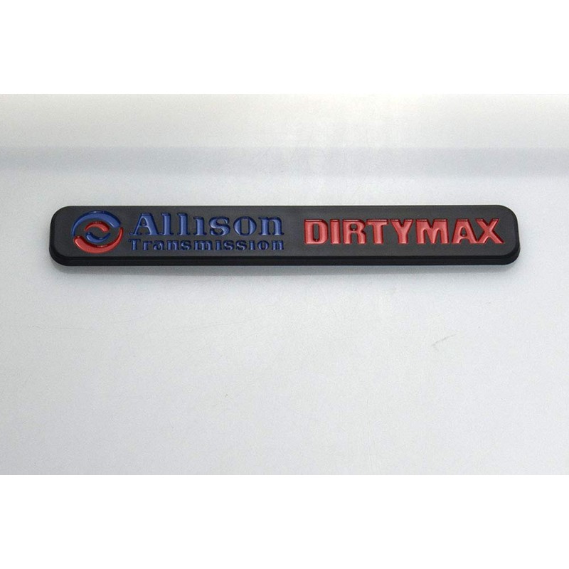 1Pcs Dirtymax Allison Transmission Emblems Badge Sticker Replacement For Silverado
