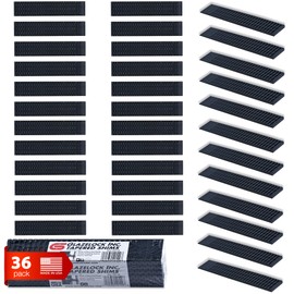 Glazelock Prescored Plastic Shims for Leveling (36 Pack) 7-3/8-Inch Length - Professional Quick-Snap Scored Wedges to Level Doors, Toilet Shims, Windows, Cabinets – Indoor Outdoor Use - Made in USA