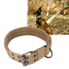 Military Dog Collar Adjustable Nylon Training Dog Collar with Heavy