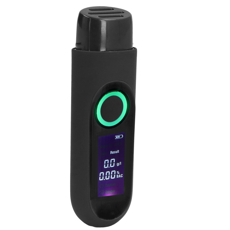 Alcohol Tester LCD 3 Color Display USB Charging Blowing Contactless