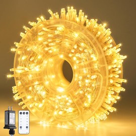 NEOLITHX Warm White Fairy LED Luminaires Lights, 164 Feet 500 Led Firefly String Lights Plug in for Bedroom Home Flowers Branches Christmas Tree Wreath Craft Wedding Party Indoor Outdoor Decoration
