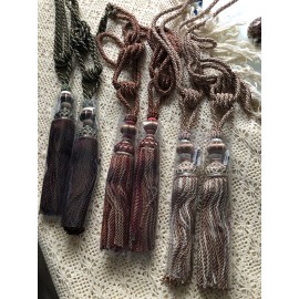 Unbranded Set Of Two Large Decorative Tassel Curtain Tie back , 3 Styles,New