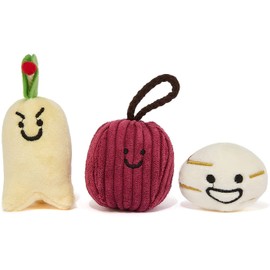 PawfectPals Interactive Squeaky, Funny, Unique, Assortment Plushy Toy for Dogs (Stuffed Chicken)