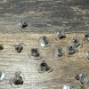 Unbranded 20 Nickel free Silver 11mm Comfort Earring Backs Bullet