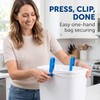 ​Plastic Kitchen Garbage Bin Clips, 10Pcs Anti-Slip Bag Holders for