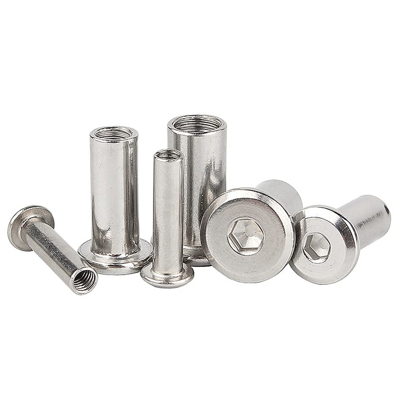 Yudesun Stainless Steel Lock Nuts - M6 M8 Internal Thread