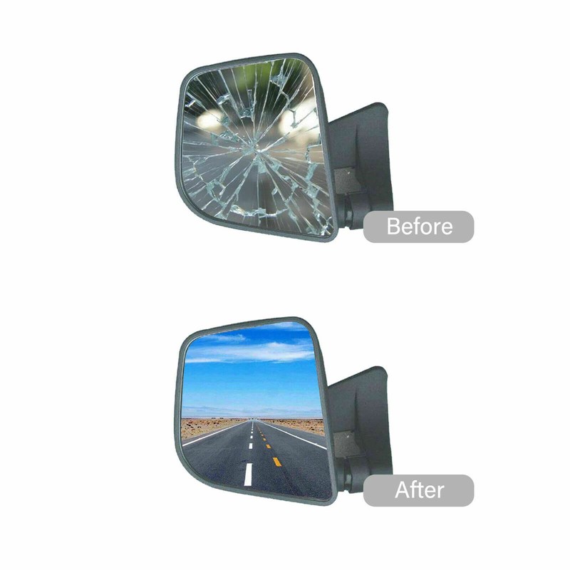 LH Mirror Glass fit for Volkswagen 2009-2017 CC 2009-2016 Eos