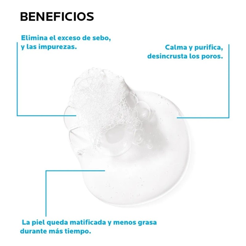 Crema Limpiadora Roche Posay Espumosa Piel Grasa Effaclar