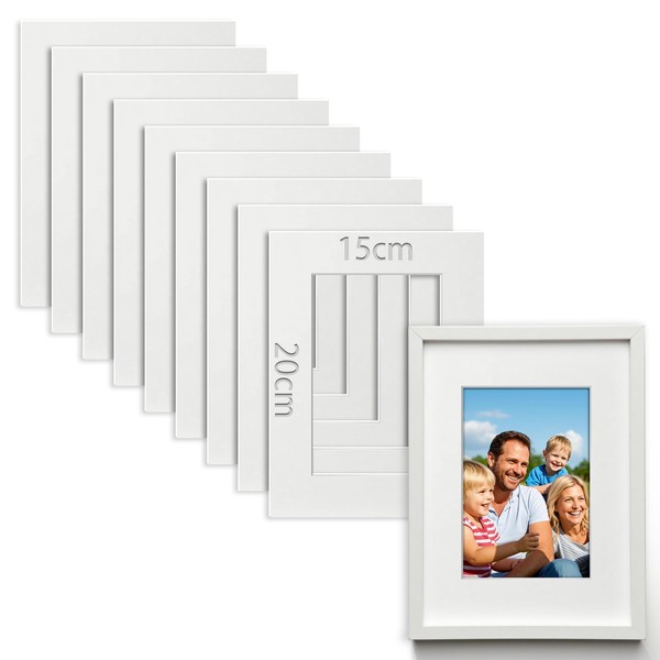 TXXATX Pack of 10 Passepartout 15 x 20 cm Outer