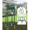 Mokeyder Freestanding Garden Hose Reel holds 125ft Hose of 5/8"