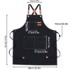 Canvas Work Aprons for Men with Pockets, Adjustable Strap and