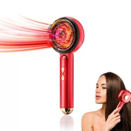 Electric Scalp Massager with Red Light Therapy Hair,3-in-1 Multi-Function Scalp Massage Comb for Hair,Cordless & Portable,Hair Oil Applicator for Home Use