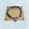 RFTWXHPN Nana Bracelet: Crystal Bead Bracelet for Grandma, 'You Are