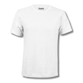 Kingsted White T-Shirts for Men - Royally Comfortable - Super Soft Cotton Blend - Short Sleeve Tagless Crewneck (Single, White, Large)