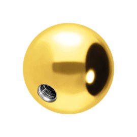 PIERCINGLINE Universal Screw Ball with Internal Thread Titanium Piercing Attachments Ball Replacement Choice of Colours and Sizes, Titanium