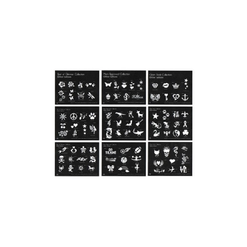 Glimmer Body Art Temporary Tattoo Pro Business Kit