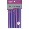 Annie 01205 Soft Twist Rollers, Purple, 5 Count