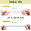 food covers plastic stretch, 200 pcs Shrinkable Food Covers, Reusable