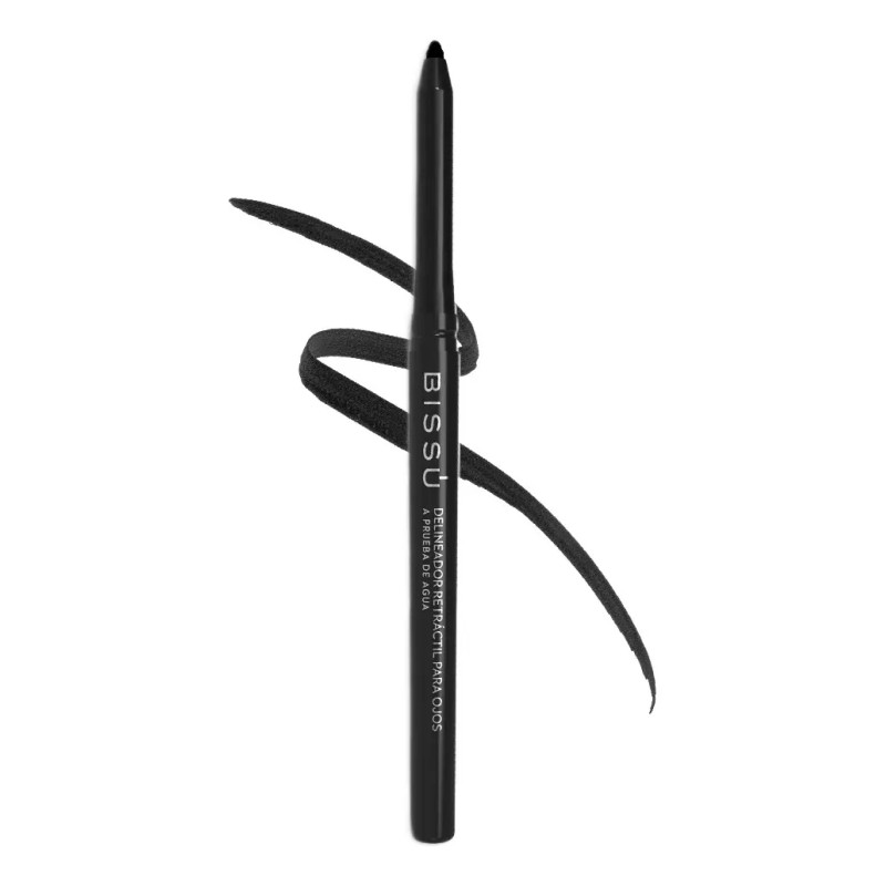 Pack 12pz Lápiz Delineador Retráctil Bissú Negro Original