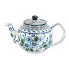 Blue Rose Polish Pottery Ballina Medium Teapot