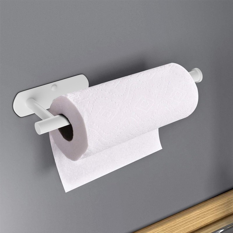 VAEHOLD Self Adhesive Paper Towel Holder Under Cabinet Mount, Wall