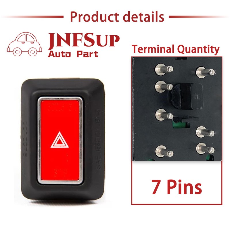 JNFSup Hazard Warning Switch No.1238200205 Fit for Benz