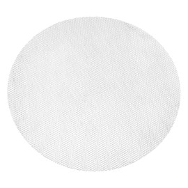 PATIKIL 10" Diameter 304 Stainless Steel Perforated Sheet, 0.06" Hole 19GA Expanded Metal Mesh Round Slices Plate Screen Decorative Meshes for Ventilation Grill Smoking, Silver Tone