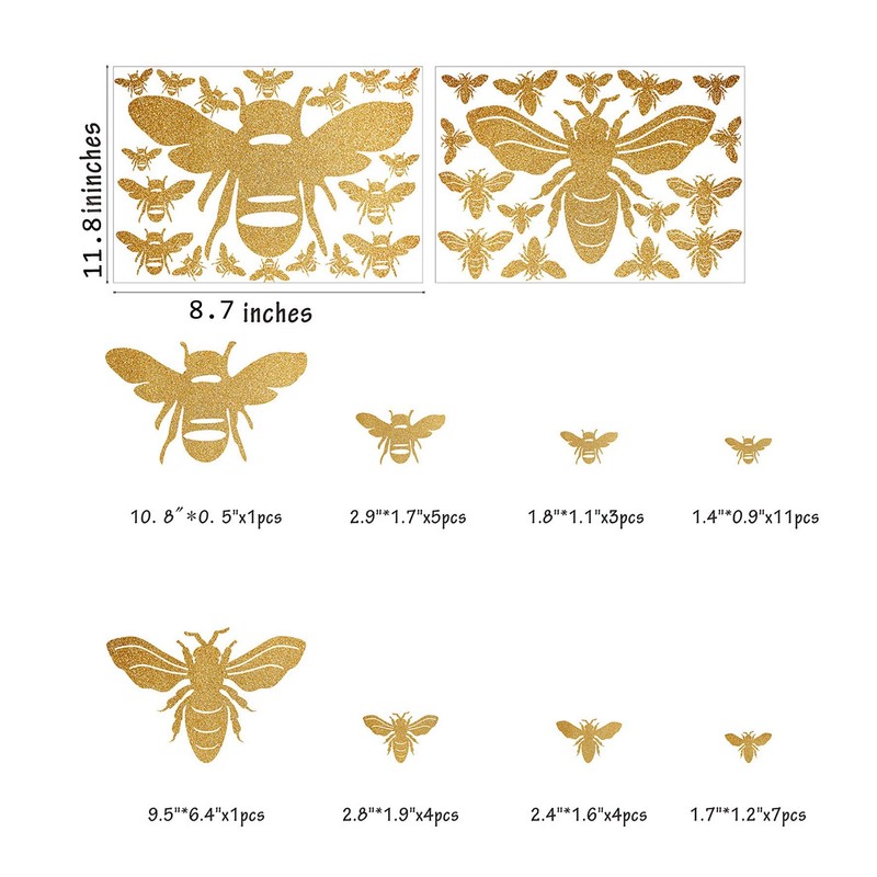 Bee Wall Decals Honey Bee Wall Decor Bee Wall Stickers