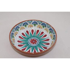 APS 84689 Bowl Arabesque Melamine Bowl Diameter 20.5 cm Height 5.5 cm Interior Decor: Spanish Design Exterior Decor: Terracotta Look 1.1 Litre