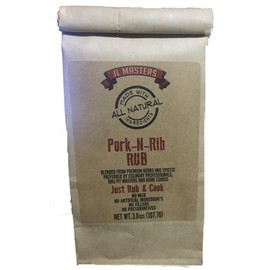 JL Masters All Natural Meat Rub -Pork & Rib Rub -3 (three) 3.8oz packages