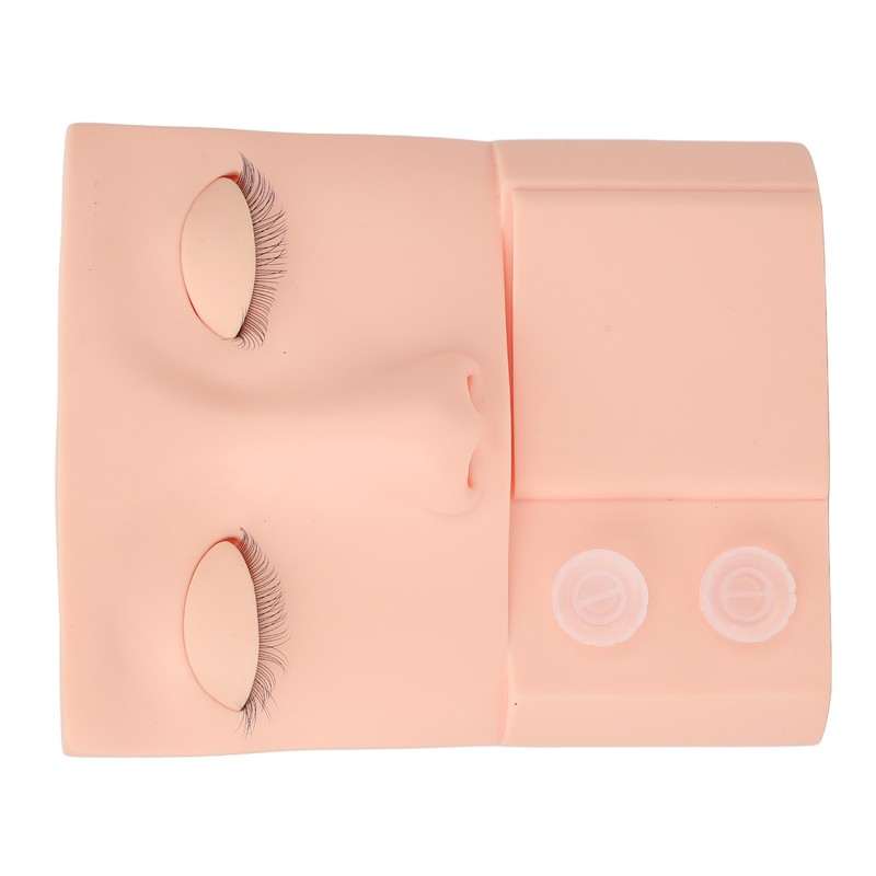 Lash Mannequin Head Replaceable Eyelid Eyelash Extension Practice Makeup Training