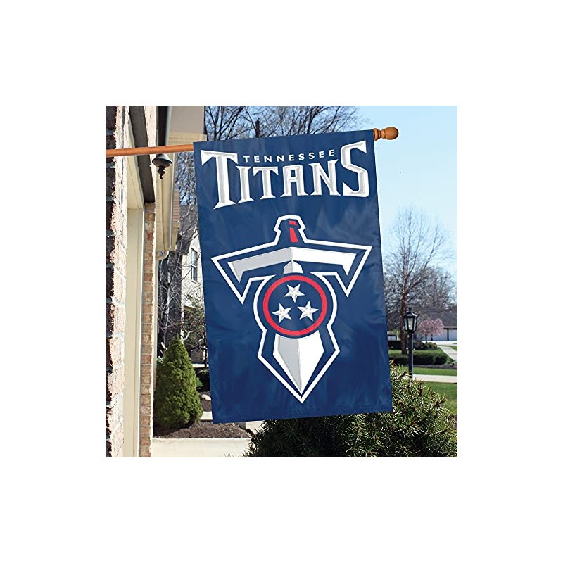 Tennessee Titans Applique Banner Flag