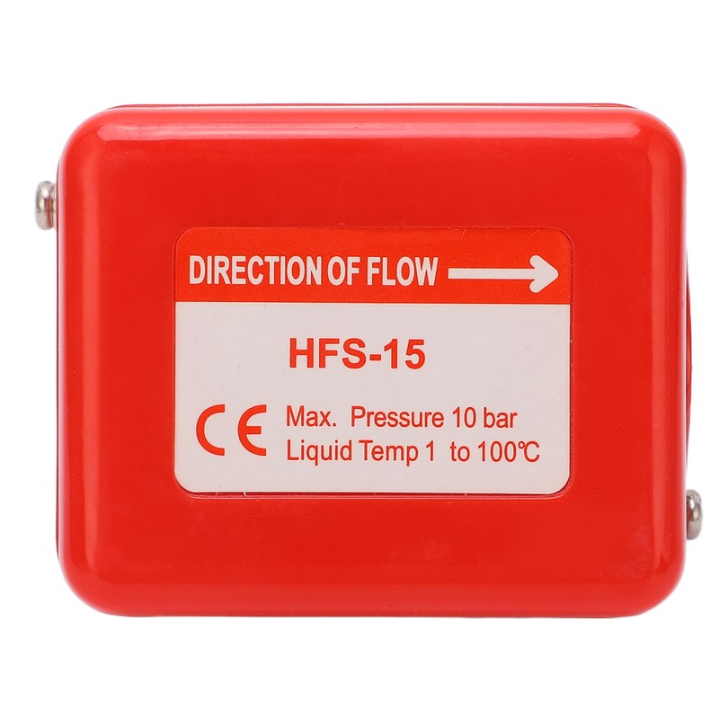 Water Flow Switch Paddle Control Brass SPDT Contacts 15A Flow