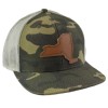 Local Crowns State Leather Patch New York Camo & Off
