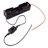 SDTC Tech 2-Pack 3.7V 18650 Battery Holder with Extend Button