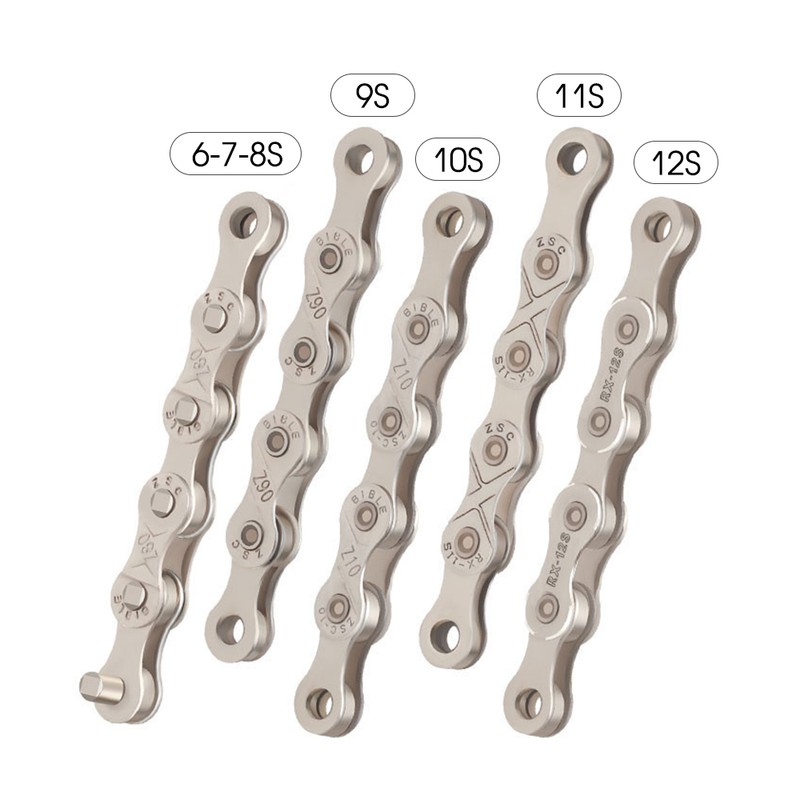 Bicycle Chains 6/7/8/9/10/11/12 Speed Bicycle Chains 116 Links MTB Mountain