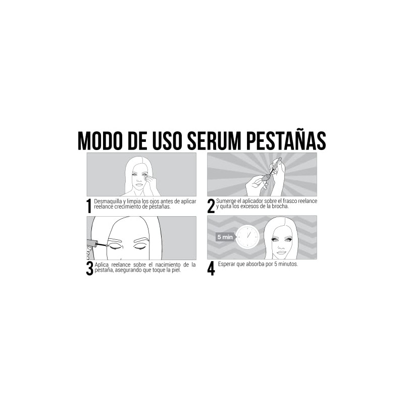 Tres Reelance Potenciador para Crecimiento de Pestañas 6 ml