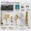 BARE BARREL® Mixology Bartender Kit Bar Set | 16-Piece Cocktail