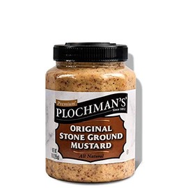 Plochman's Premium Mustard Natural Stone Ground 9 Oz(Pack of 3)