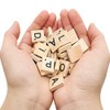 XYSMZM - 400 azulejos de madera para letras, azulejos de