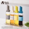 stackbear Oil and Vinegar Glass Dispenser, Good Grips Precision Pour