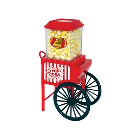Jelly Belly Buttered Popcorn Cart Bean Machine and Bank with two jelly beans pack(1 oz and 9.8 oz). Perfect for Movie, Game Night, parties, gifts Treatsany occasions