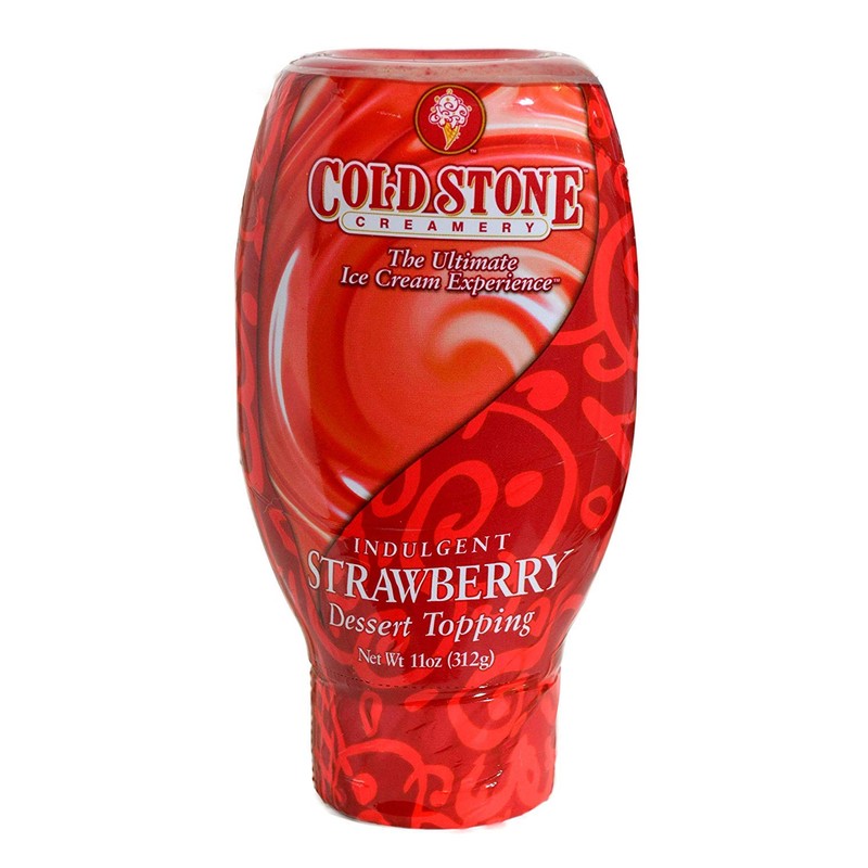 Cold Stone Creamery Sauce, Caramel, Fudge and Strawberry, 11 oz
