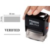 Printtoo Verified Self Inking Rubber Stamp Office Stationary Custom Stamp-Black