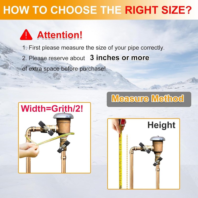 Cholila Cover Backflow Preventer Cover Insulated (5°F) - 18" W