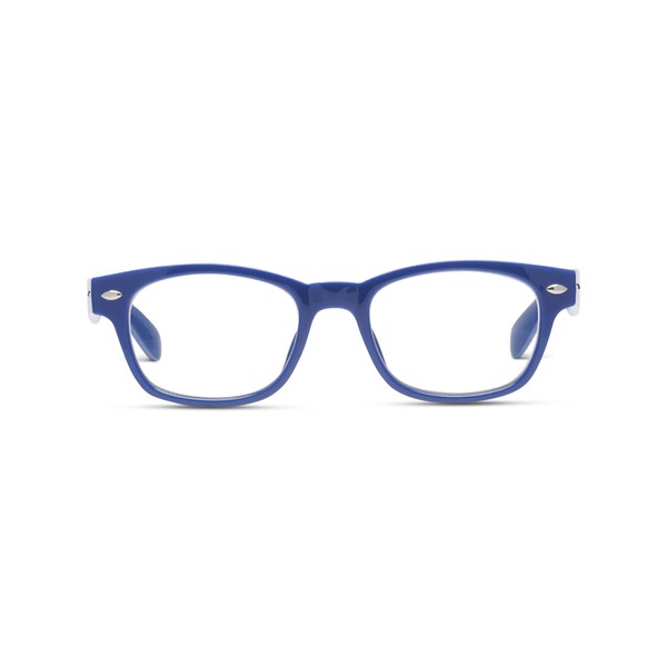 Peepers by PeeperSpecs Clark Blue Light Blocking Reading Glasses, Blue +2.25