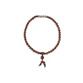 BSSODWOD Wooden bracelet, elastic design, made of natural wood, brown, suitable for men to wear.Prayer bead bracelets, prayer bead strings, wooden bead bracelets, bangles, meditation bead bracelets